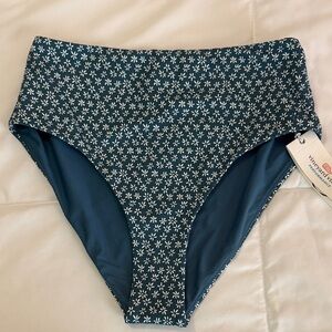 Vineyard Vines Navy Floral Bikini Bottom